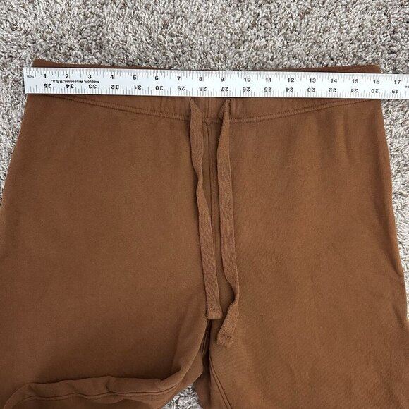 New Frank & Eileen Triple Fleece‎ Brown Catherine Pant Size Large Drawstring - Picture 9 of 11